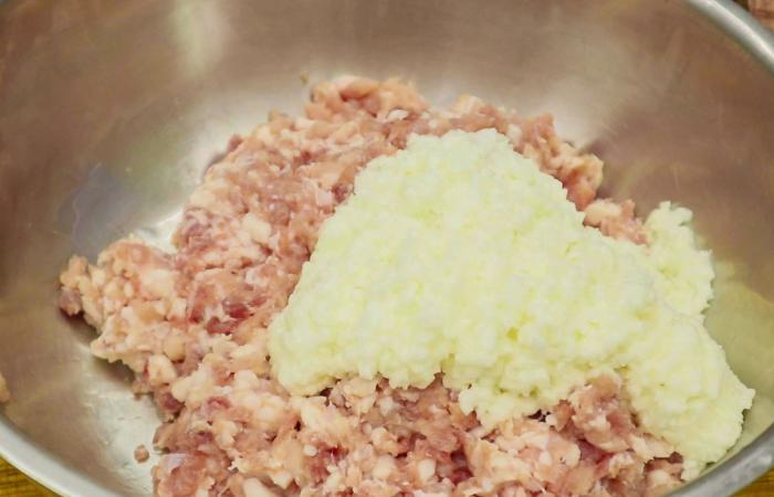 肉丸子材料處理